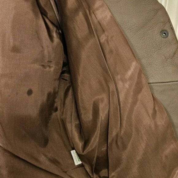 Vintage Western Leather Fringe Jacket Size Lg Cowgirl Cowboy Festival Motorcycle - Picture 15 of 16